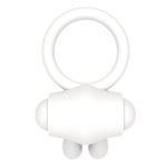 Power Clit Silicone Cockring White - obrazek 5