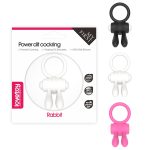 Power Clit Silicone Cockring White - obrazek 7