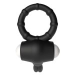 Power Clit Silicone Cockring Black - obrazek 6