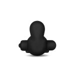 Power Clit Duo Silicone Cockring Black - obrazek 5