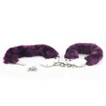 Fetish Pleasure Fluffy Handcuffs Purple - obrazek 3