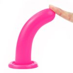 Silicone Holy Dong Medium Pink - obrazek 5