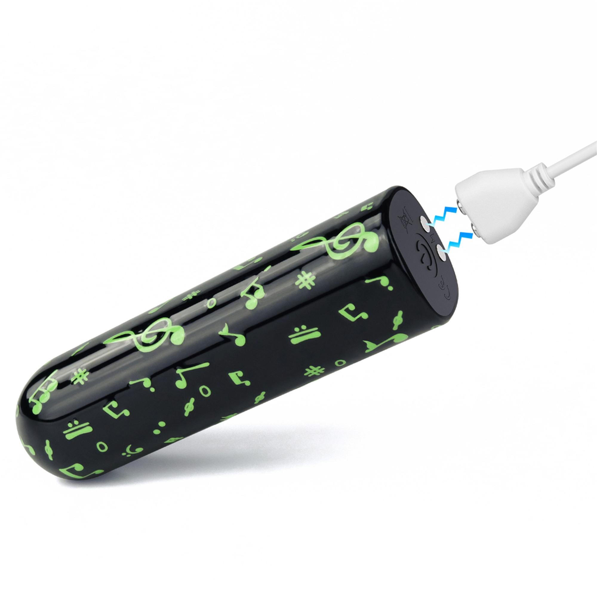10-LV230222_04 Rechargeable Glow-in-the-dark Music Massager - obrazek 1