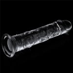 Flawless Clear Dildo 7.0'' - obrazek 4