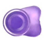 6"" Jelly Studs Crystal Dildo Small Purple - obrazek 8