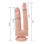Skinlike Double Penetration Soft Cock - obrazek 2