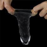 Flawless Clear Penis Sleeve Add 1'' - obrazek 3