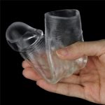 Flawless Clear Penis Sleeve Add 1'' - obrazek 4