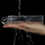 Flawless Clear Penis Sleeve Add 1'' - obrazek 7
