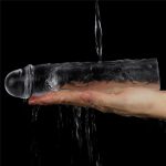 Flawless Clear Penis Sleeve Add 2'' - obrazek 6