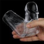 Flawless Clear Penis Sleeve Add 2'' - obrazek 7
