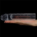 Flawless Clear Penis Sleeve Add 2'' - obrazek 9