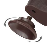 9.0'' Sliding Skin Dual Layer Dong - Black - obrazek 18