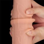 13.5'' King Sized Sliding Skin Dual Layer Dong - obrazek 16