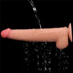 13.5'' King Sized Sliding Skin Dual Layer Dong - obrazek 19
