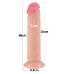 8'' Sliding Skin Dual Layer Dong Flesh - obrazek 2