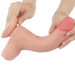 8.5'' Sliding Skin Dual Layer Dong Flesh - obrazek 5