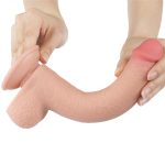 9'' Sliding Skin Dual Layer Dong Flesh - obrazek 5