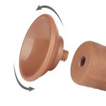 8'' Sliding Skin Dual Layer Dong Brown - obrazek 7
