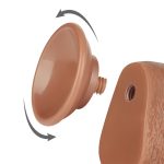9'' Sliding Skin Dual Layer Dong Brown - obrazek 7