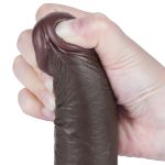 7.5'' Sliding Skin Dual Layer Dong Black - obrazek 10