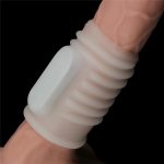 Vibrating Spiral Knights Ring (White) - obrazek 5