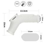 Vibrating Drip Knights Ring with Scrotum Sleeve (White) - obrazek 2