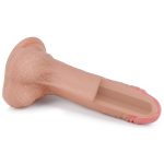 7'' Dual layered Platinum Silicone Cock - obrazek 8