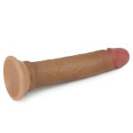 7'' Dual layered Platinum Silicone Cock - obrazek 5