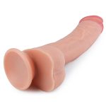 8'' Dual layered Platinum Silicone Cock - obrazek 3