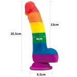 8'' Prider Dildo - obrazek 2