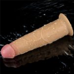 8.0'' Dual Layered Platinum Silicone Rotator - obrazek 16