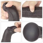 8.0'' Dual Layered Platinum Silicone Rotator - obrazek 6
