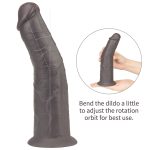 8.0'' Dual Layered Platinum Silicone Rotator - obrazek 9