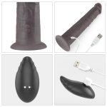 10'' Dual Layered Platinum Silicone Rotator - obrazek 8