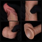 7.5'' Dual Layered Silicone Cock