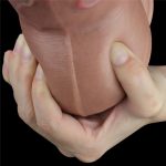 7.0'' Dual Layered Platinum Silicone Cock - obrazek 14