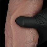 9.5"""" Dual Layered Silicone Cock XXL - obrazek 8