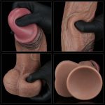 11"""" Dual Layered Silicone Cock XXL - obrazek 14