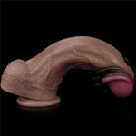 13"""" Dual Layered Silicone Cock XXL - obrazek 12
