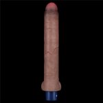 10.5" REAL SOFTEE Rechargeable Silicone Vibrating Dildo - obrazek 5