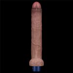 10.5" REAL SOFTEE Rechargeable Silicone Vibrating Dildo - obrazek 6