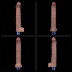 10.5" REAL SOFTEE Rechargeable Silicone Vibrating Dildo - obrazek 16
