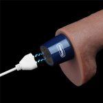 10.5" REAL SOFTEE Rechargeable Silicone Vibrating Dildo - obrazek 17