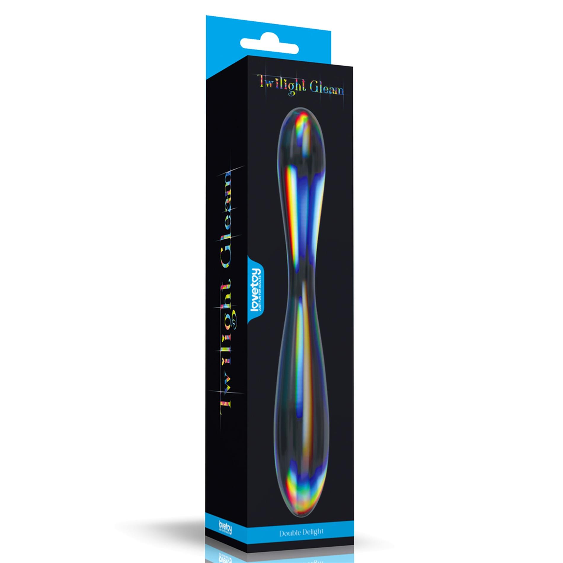 10-LV610025_01 Twilight Gleam Glass Dildo - obrazek 1