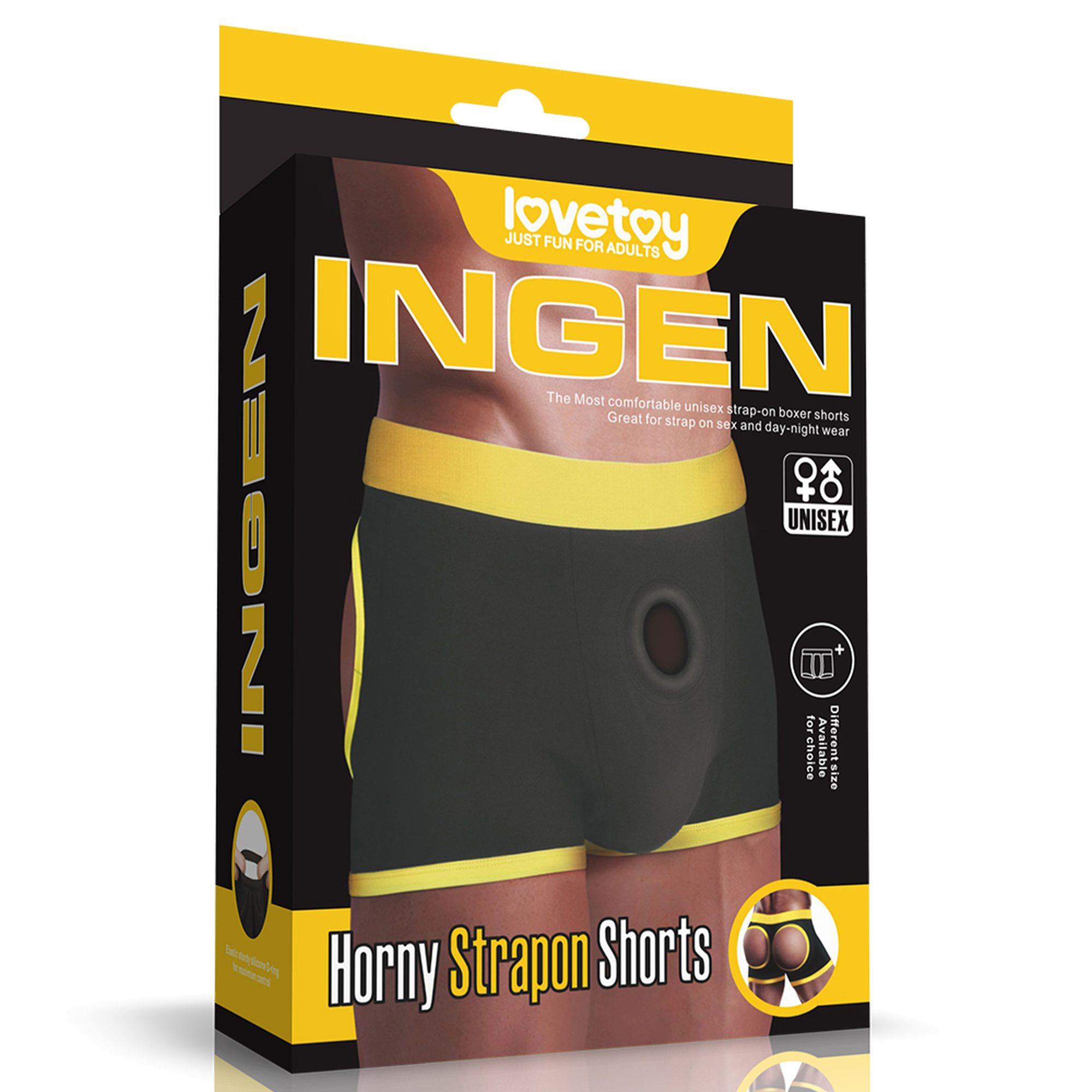 10-LV715025B Horny Strapon Shorts (33 - 37 inch waist) - obrazek 1