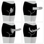 Chic Strap-On shorts (36 - 39 inch waist) Black - obrazek 23