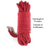Rebellion Reign Crimson Silky Bondage Rope - obrazek 2