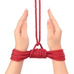 Rebellion Reign Crimson Silky Bondage Rope - obrazek 5