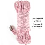 Rebellion Reign Rose Silky Bondage Rope - obrazek 3